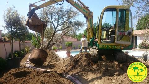 Aménagement d'un jardin à Toulouse, artisan d'aménagement extérieur. 