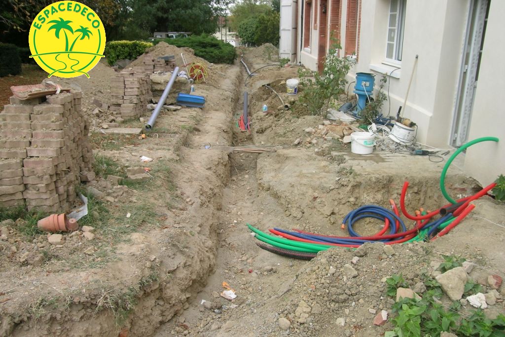 Avant - pose des reseaux sur Balma