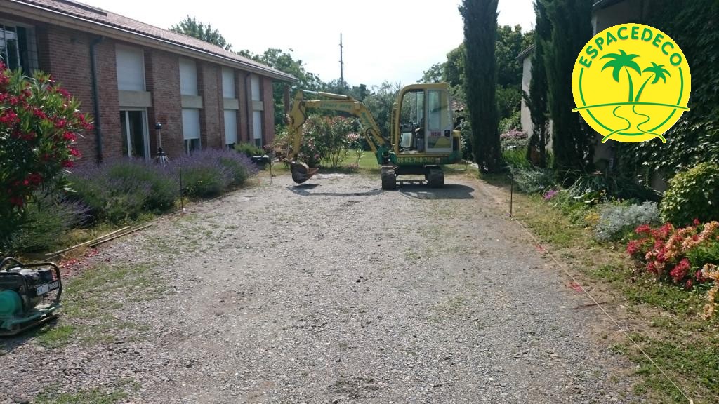 Avant - pose des reseaux sur Balma