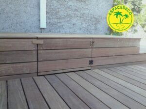 Banc sur mesure avec dossier