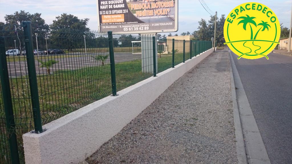 Portillion avec grillage rigide à Leguevin