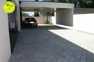 Pavage 16x16x6 en béton reconstitué