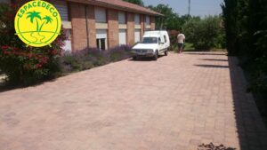 Pavage gris granit à pibrac