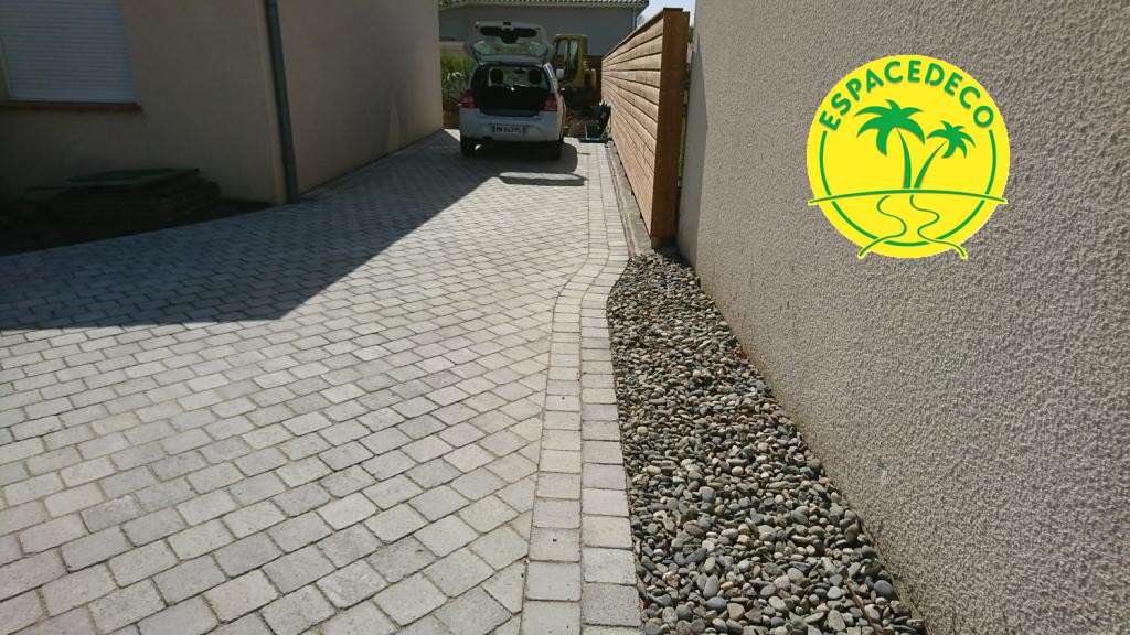 Pavés carré tradition béton