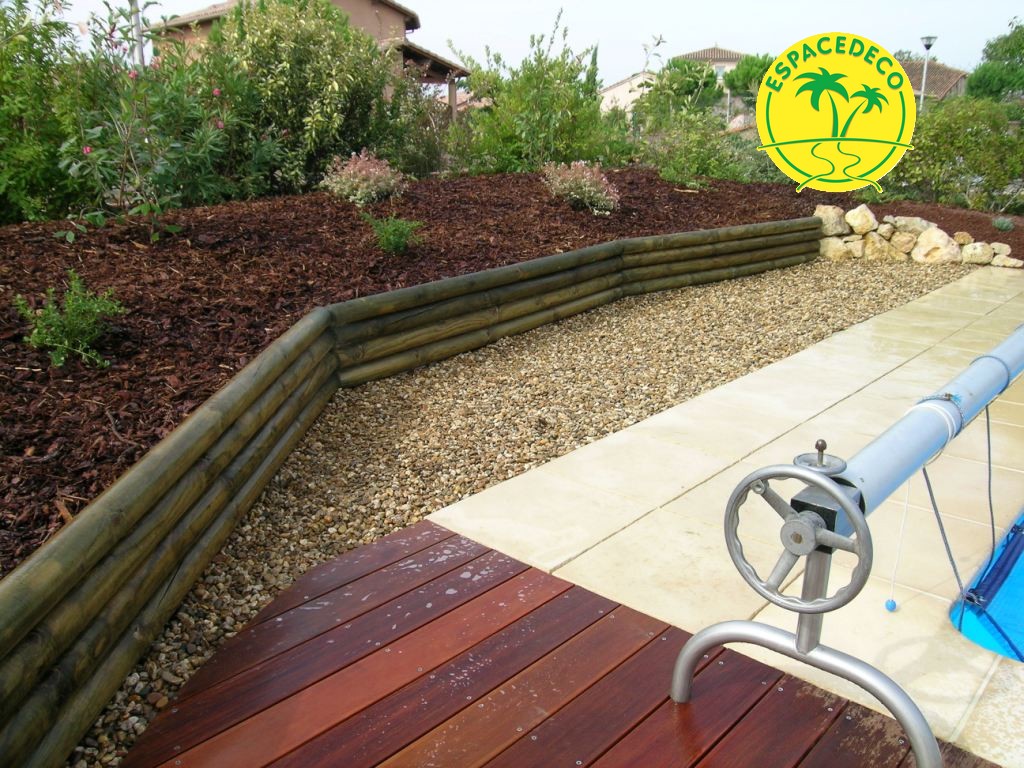 Retenue en bois et plantation Pechabou