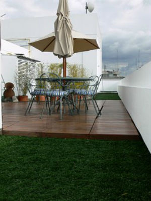 Aménagement d'une terrasse extérieure
