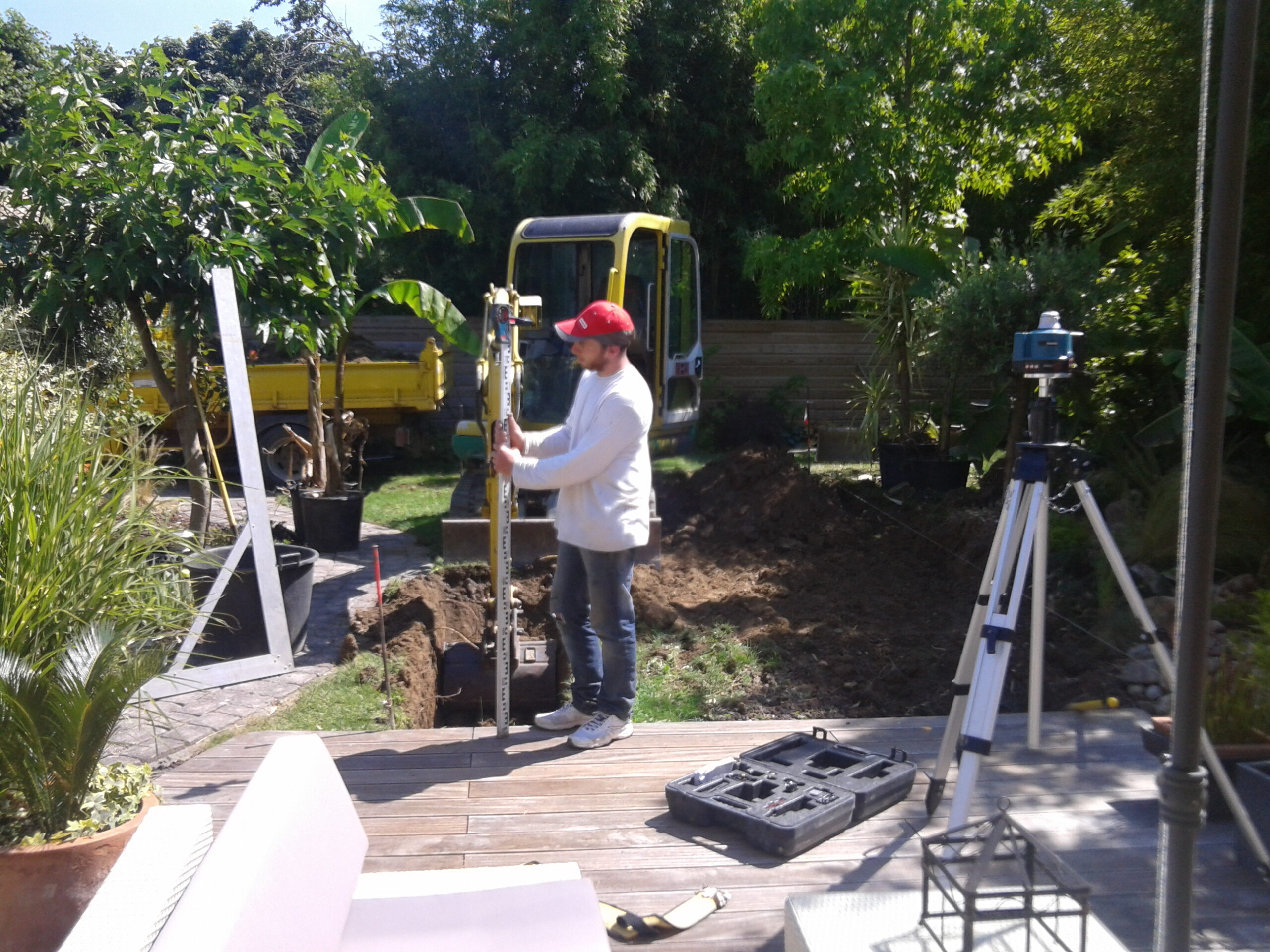 Préparation du chantier sur Blagnac