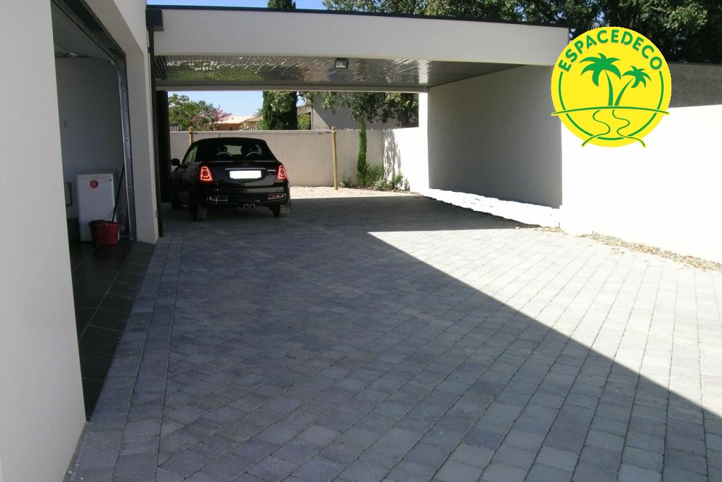 Pavés traditon béton 16x16x6 Camaieu